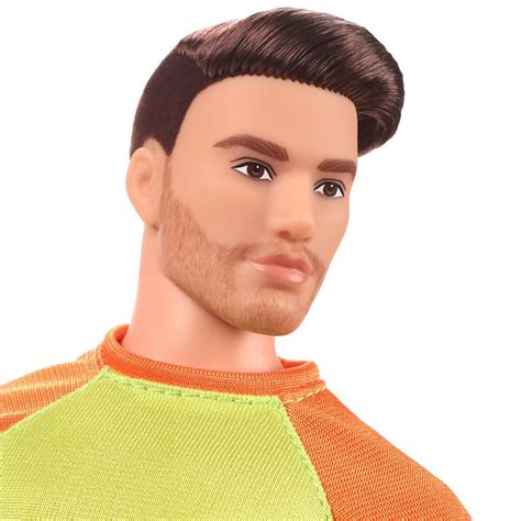 barbie ken doll|Barbie Signature Looks Ken Doll (Blonde with Facial Hair) Fully .